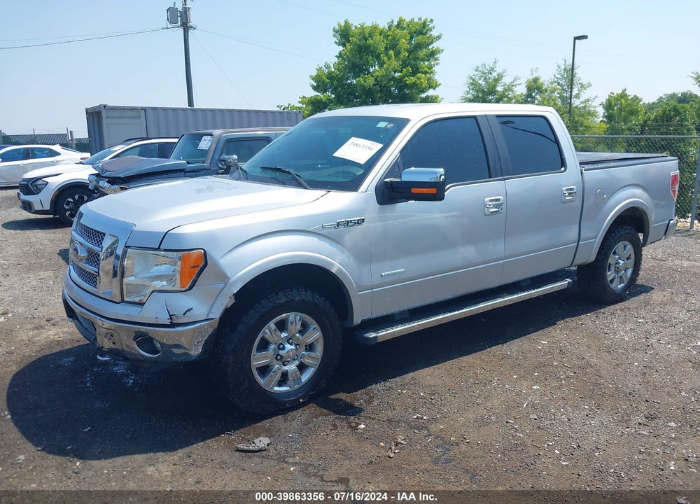2011 FORD F-150 LARIAT VIN: 1FTFW1ET1BKE16924
