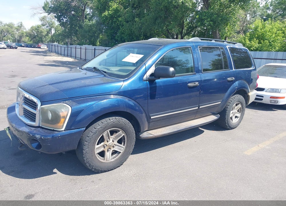2004 DODGE DURANGO LIMITED VIN: 1D4HB58D74F185896