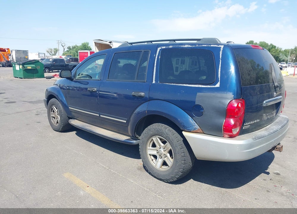 2004 DODGE DURANGO LIMITED VIN: 1D4HB58D74F185896