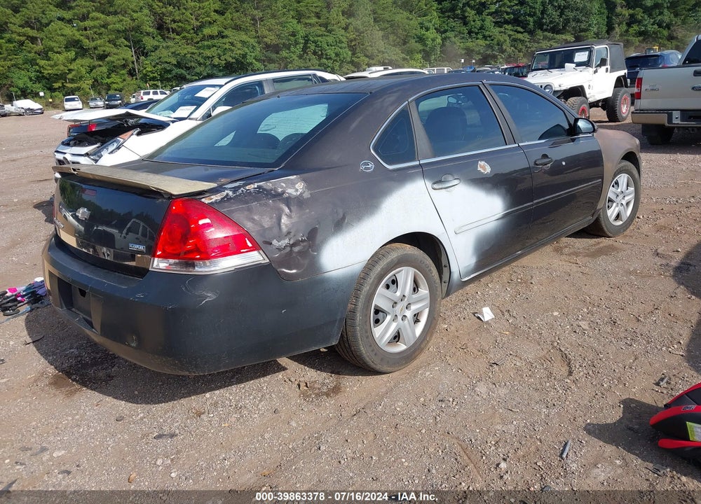 2008 CHEVROLET IMPALA LS VIN: 2G1WB58K389262886