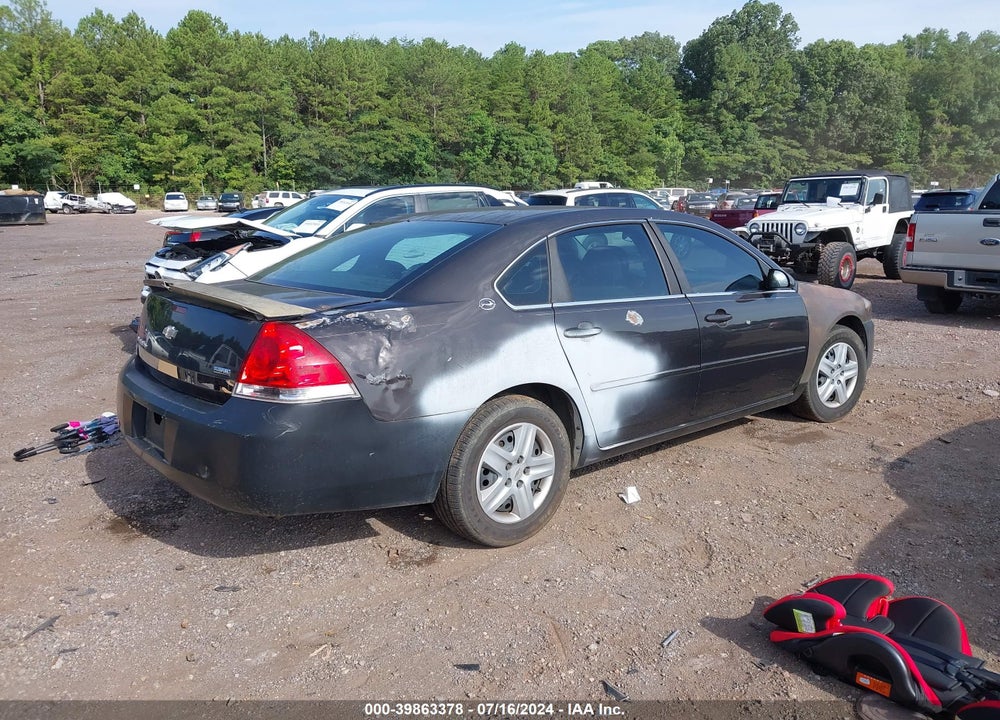 2008 CHEVROLET IMPALA LS VIN: 2G1WB58K389262886