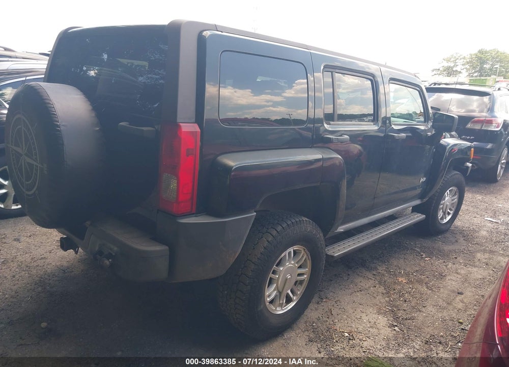2007 HUMMER H3 SUV VIN: 5GTDN13E678181657