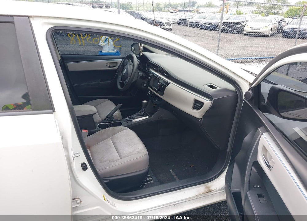 2014 TOYOTA COROLLA LE ECO VIN: 5YFBPRHEXEP046974