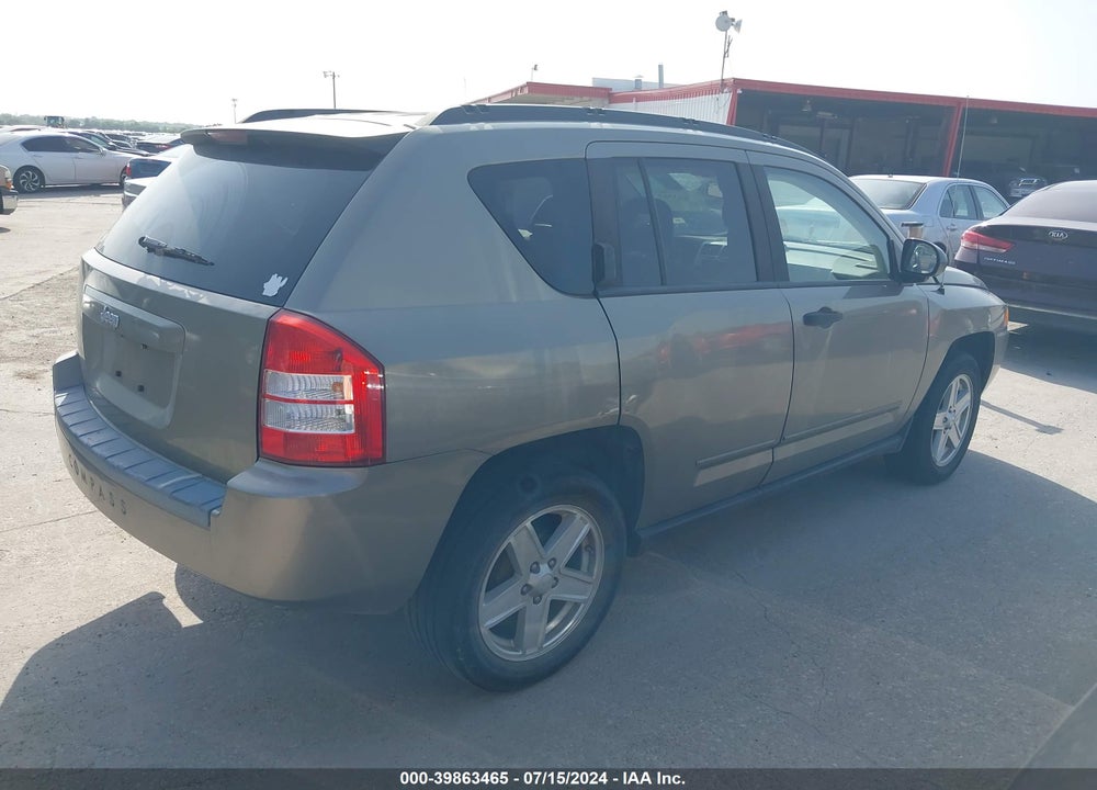2008 JEEP COMPASS SPORT VIN: 1J8FT47098D756356