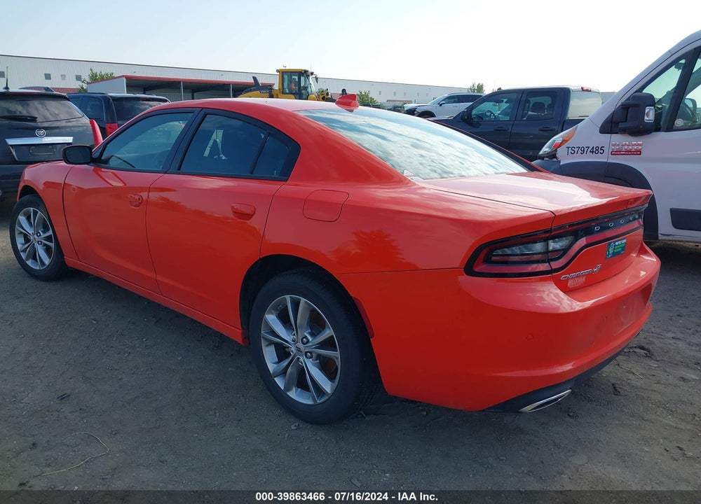 2022 DODGE CHARGER SXT AWD VIN: 2C3CDXJG3NH193645