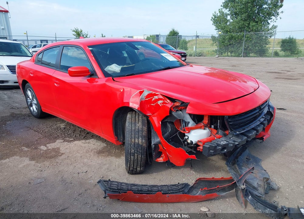 2022 DODGE CHARGER SXT AWD VIN: 2C3CDXJG3NH193645