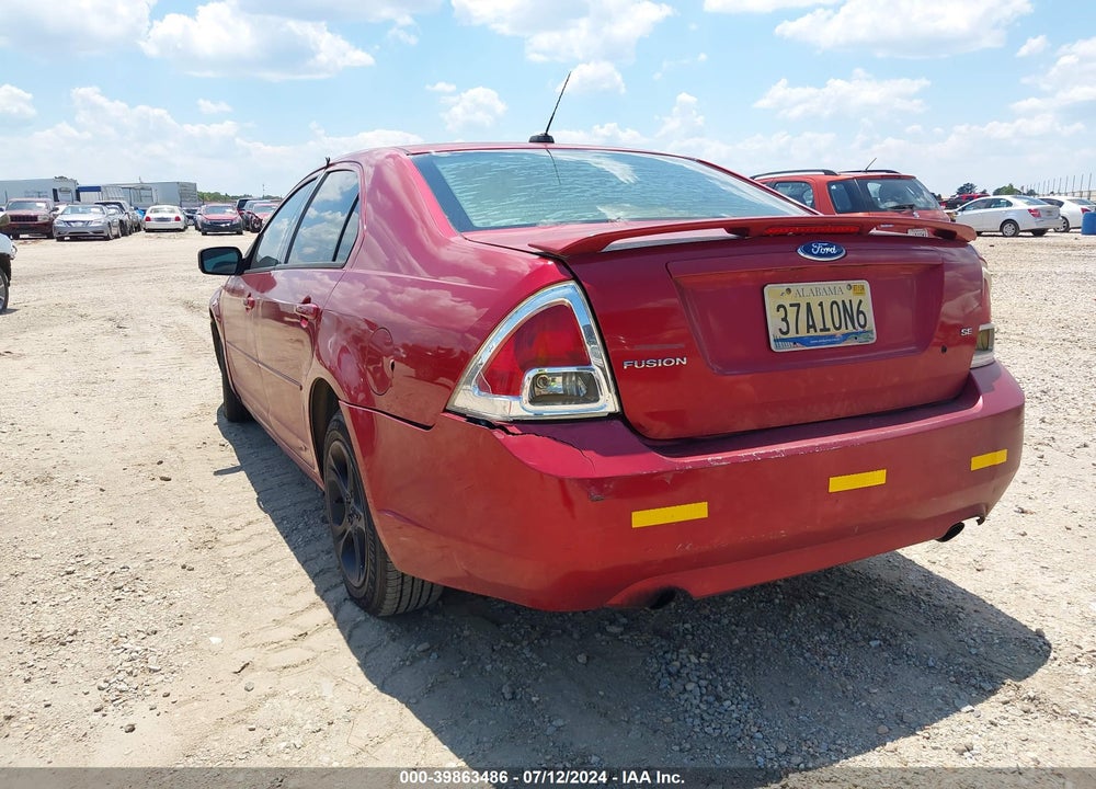 2008 FORD FUSION SE VIN: 3FAHP07Z18R262419