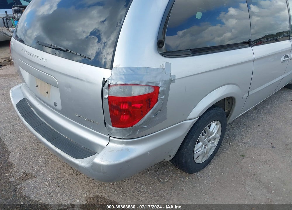 2001 DODGE CARAVAN SPORT VIN: 2B4GP44G41R141327