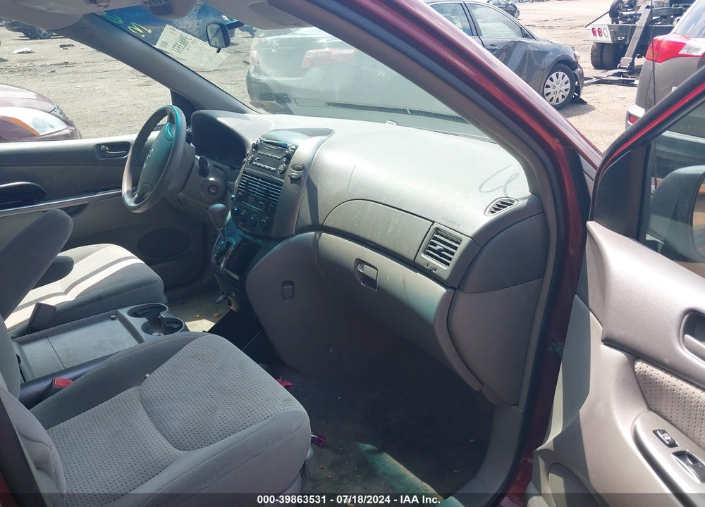 2007 TOYOTA SIENNA LE VIN: 5TDZK23C97S089979