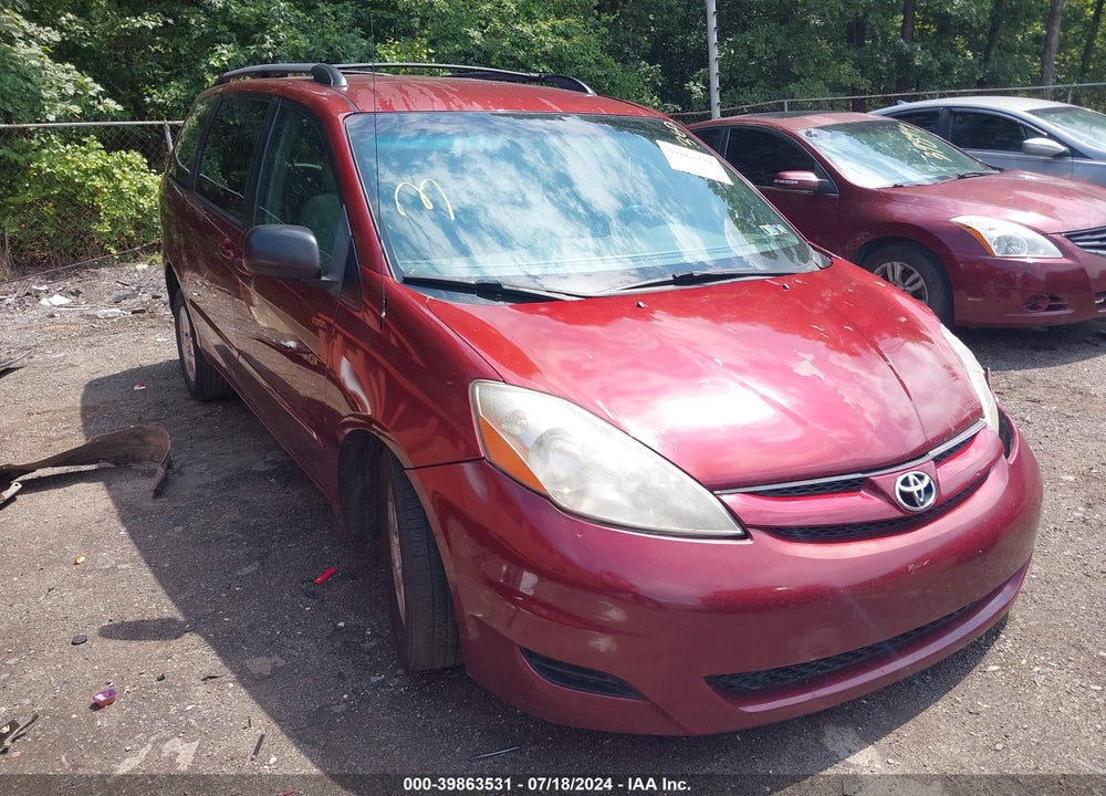 2007 TOYOTA SIENNA LE VIN: 5TDZK23C97S089979