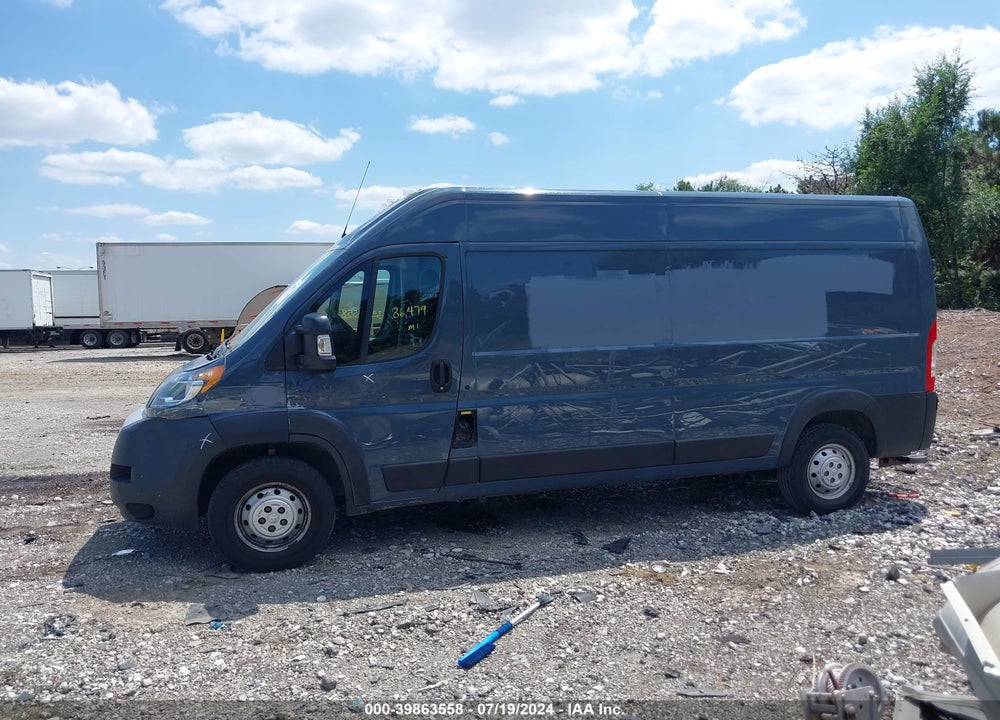 2019 RAM PROMASTER 2500 HIGH ROOF 159 WB VIN: 3C6TRVDG1KE521690