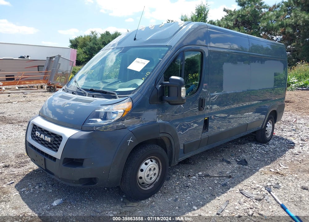 2019 RAM PROMASTER 2500 HIGH ROOF 159 WB VIN: 3C6TRVDG1KE521690