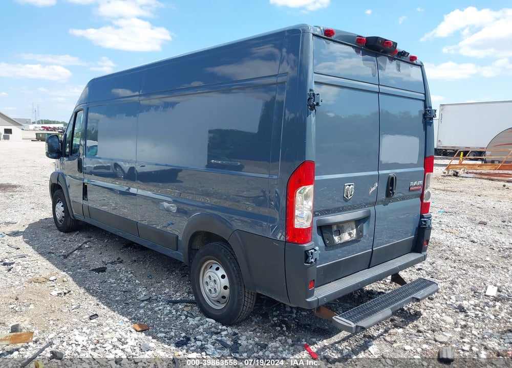 2019 RAM PROMASTER 2500 HIGH ROOF 159 WB VIN: 3C6TRVDG1KE521690