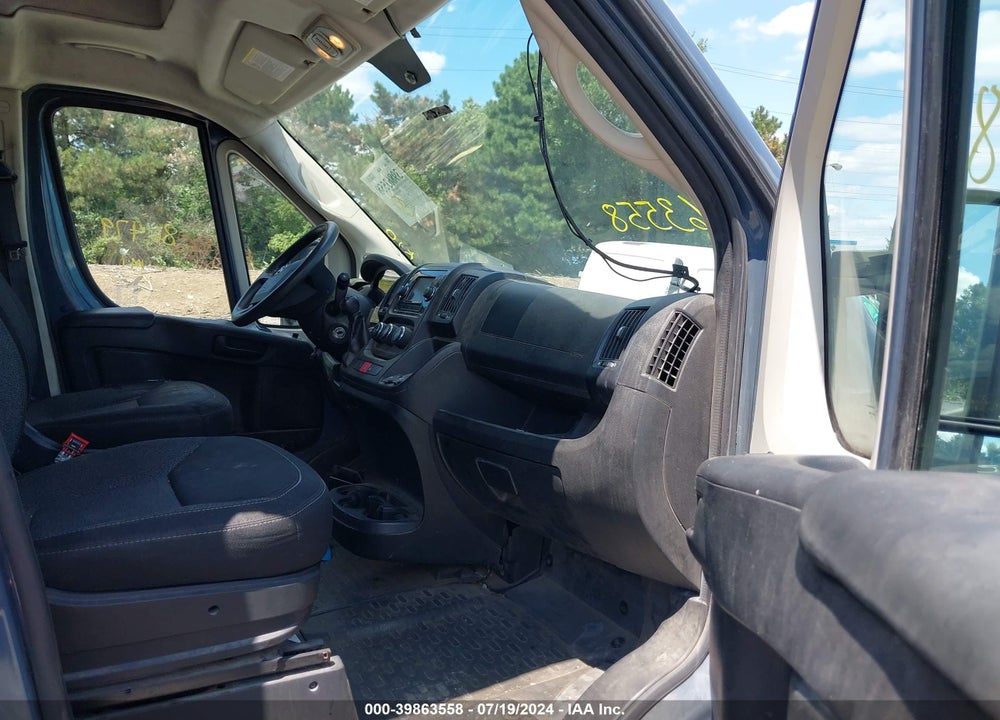 2019 RAM PROMASTER 2500 HIGH ROOF 159 WB VIN: 3C6TRVDG1KE521690