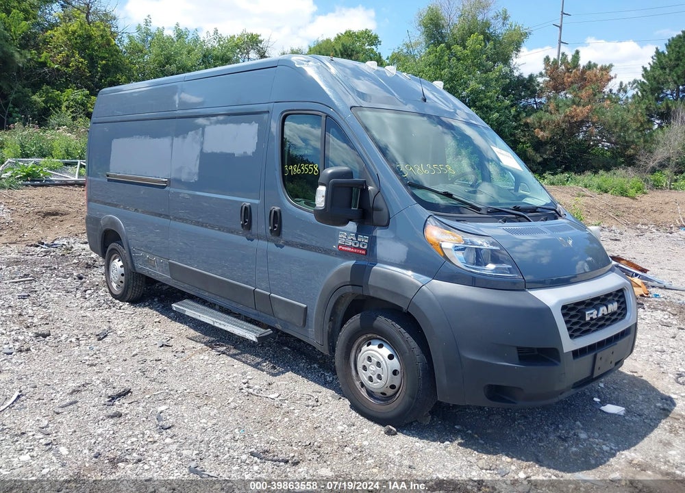 2019 RAM PROMASTER 2500 HIGH ROOF 159 WB VIN: 3C6TRVDG1KE521690