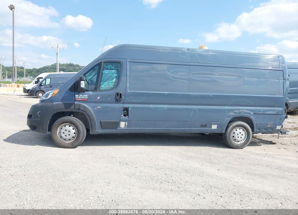 2021 RAM PROMASTER 3500 CARGO VAN HIGH ROOF 159 WB EXT VIN: 3C6MRVJG1ME563126