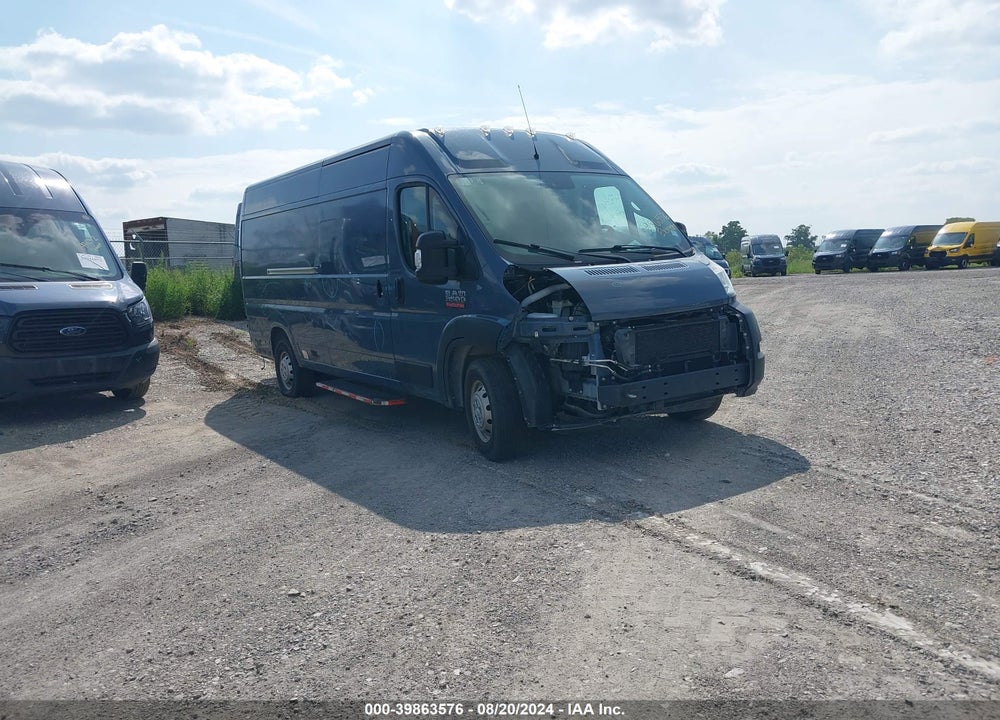 2021 RAM PROMASTER 3500 CARGO VAN HIGH ROOF 159 WB EXT VIN: 3C6MRVJG1ME563126