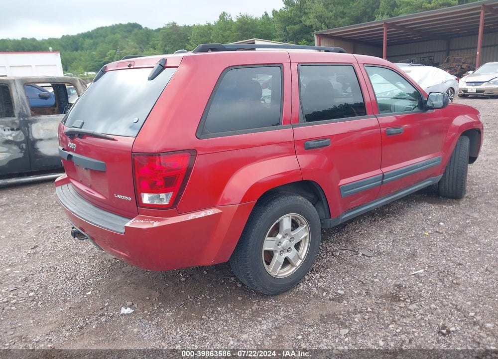 2005 JEEP GRAND CHEROKEE LAREDO VIN: 1J4GS48K25C549740