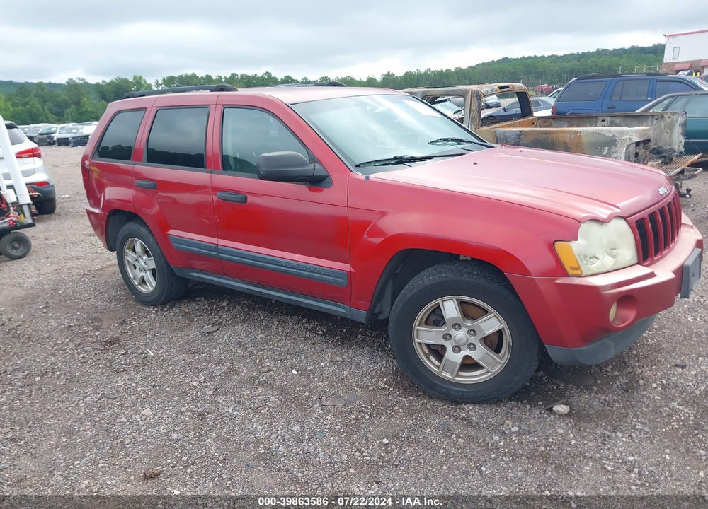 2005 JEEP GRAND CHEROKEE LAREDO VIN: 1J4GS48K25C549740