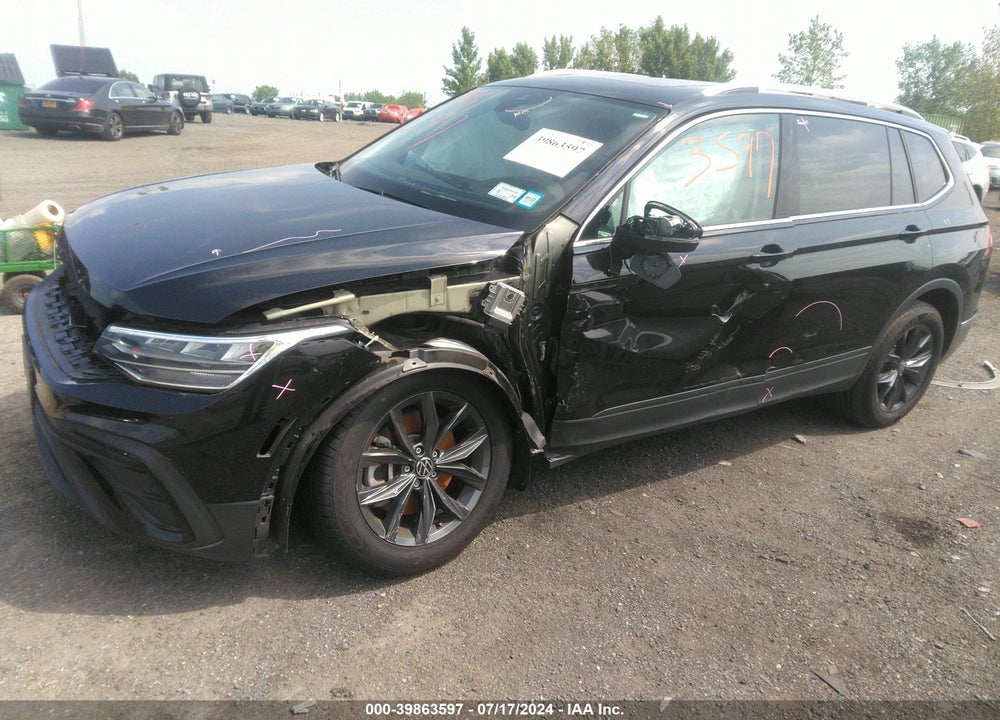 2022 VOLKSWAGEN TIGUAN 2.0T SE VIN: 3VV2B7AX4NM074972