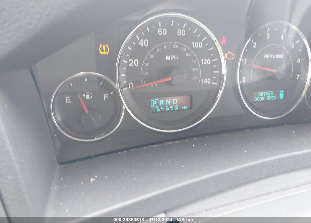 2007 JEEP GRAND CHEROKEE LAREDO VIN: 1J8GR48K27C640729