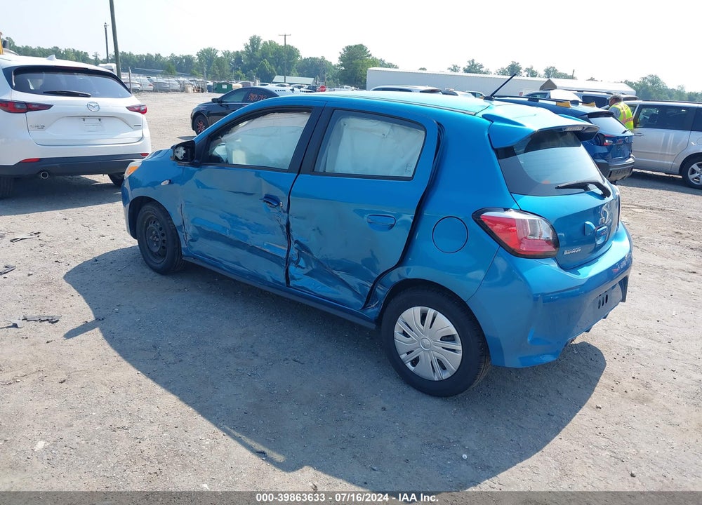 2021 MITSUBISHI MIRAGE CARBONITE EDITION/ES/LE VIN: ML32AUHJ2MH004748