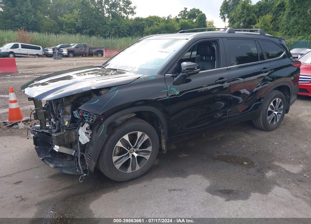 2023 TOYOTA HIGHLANDER XLE VIN: 5TDKDRBH5PS040392