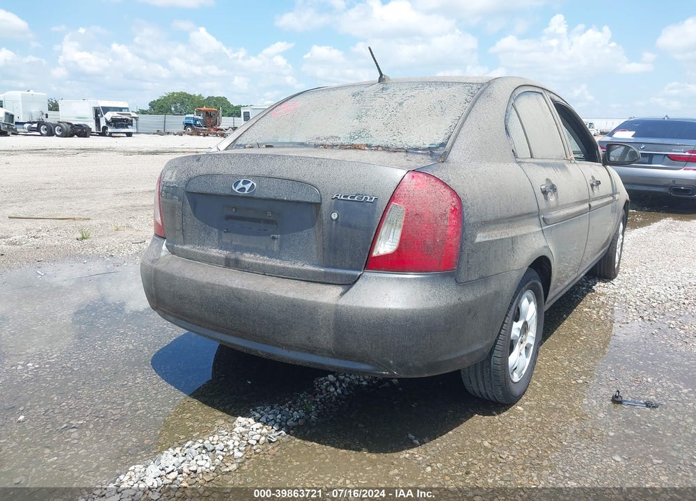 2007 HYUNDAI ACCENT VIN: KMHCN46C07U096041