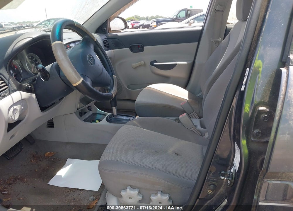 2007 HYUNDAI ACCENT VIN: KMHCN46C07U096041