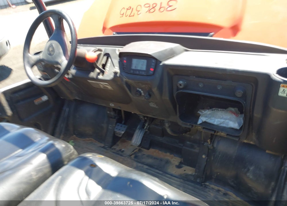 2020 KUBOTA RTV 1120 VIN: A5KF1GDBPKG033533