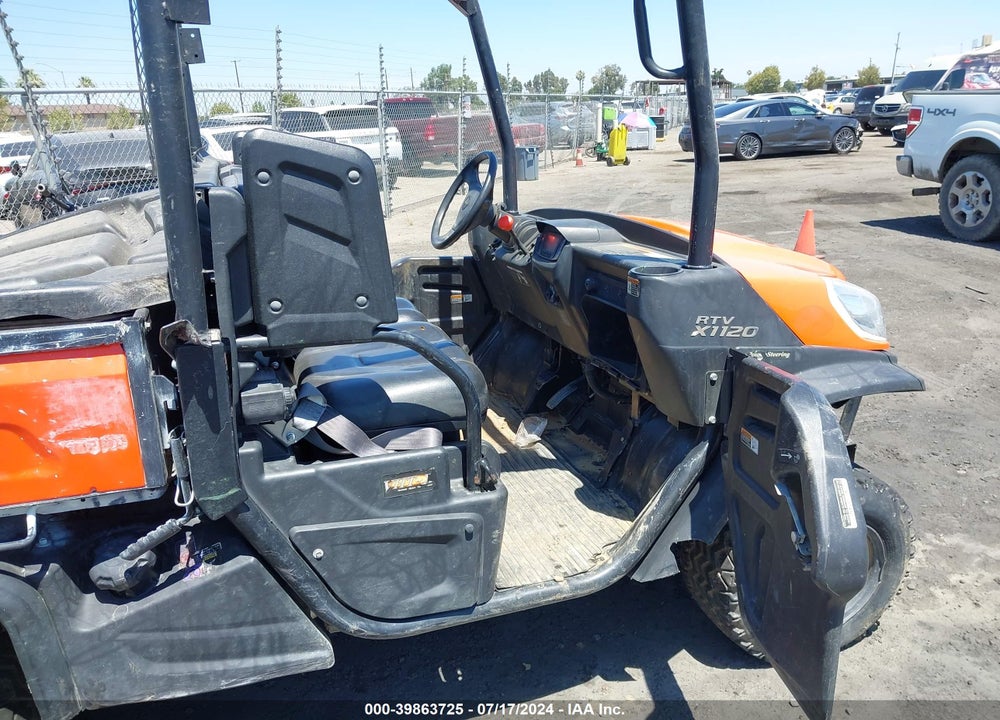 2020 KUBOTA RTV 1120 VIN: A5KF1GDBPKG033533