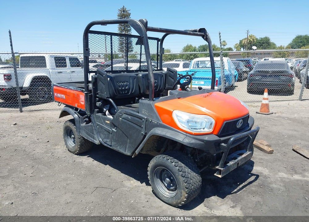 2020 KUBOTA RTV 1120 VIN: A5KF1GDBPKG033533