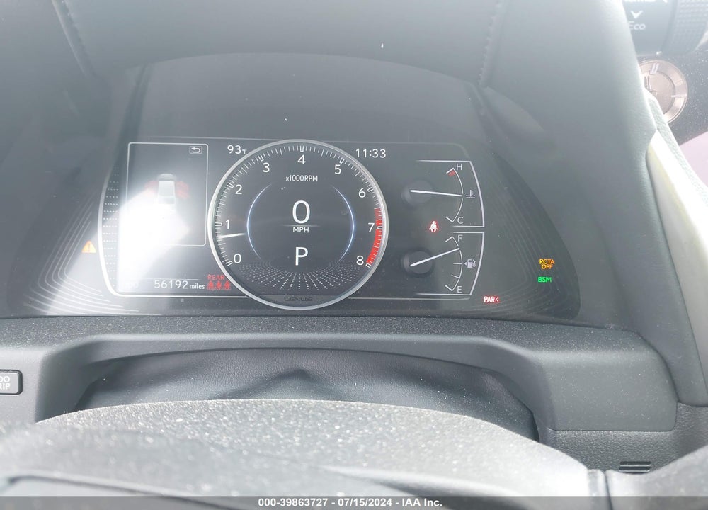 2019 LEXUS ES 350 LUXURY VIN: 58ABZ1B17KU015900