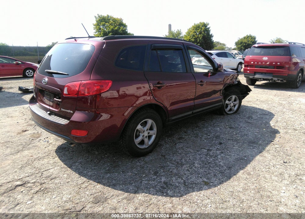 2008 HYUNDAI SANTA FE GLS VIN: 5NMSG13D58H153347