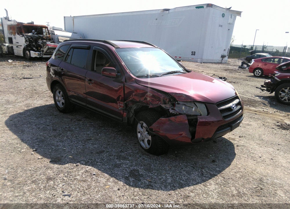 2008 HYUNDAI SANTA FE GLS VIN: 5NMSG13D58H153347