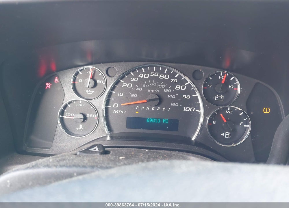 2009 CHEVROLET EXPRESS 1500 WORK VAN VIN: 1GCFH154X91141105