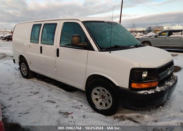 2009 CHEVROLET EXPRESS 1500 WORK VAN VIN: 1GCFH154X91141105