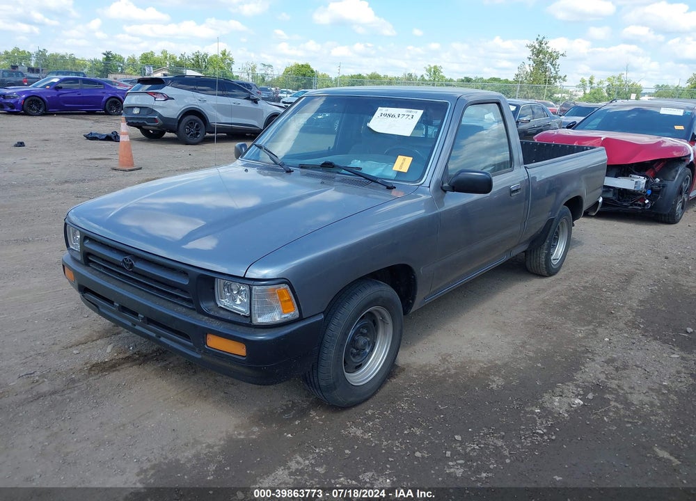 1993 TOYOTA PICKUP 1/2 TON SHORT WHLBSE DX VIN: 4TARN81P9PZ143100