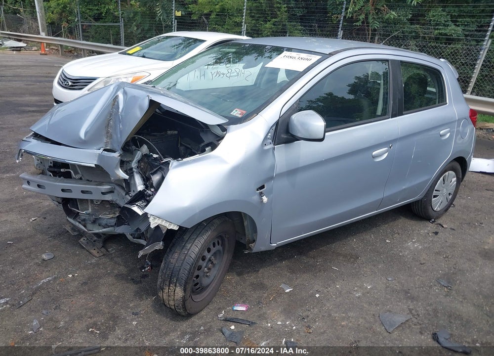 2019 MITSUBISHI MIRAGE RF VIN: ML32A3HJ8KH013381