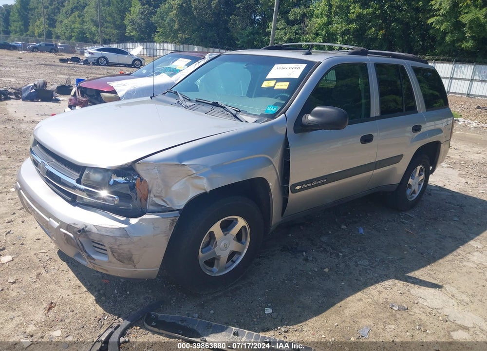 2004 CHEVROLET TRAILBLAZER LS VIN: 1GNDS13S342234987