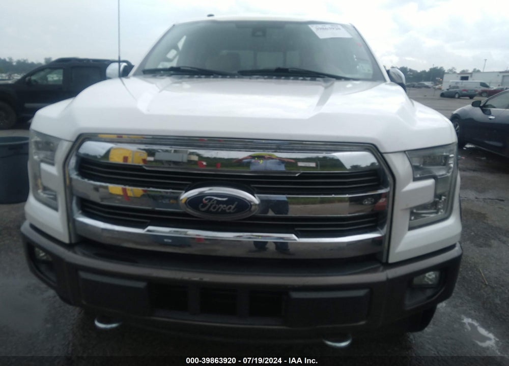 2017 FORD F-150 LARIAT VIN: 1FTEW1EG5HFA41636