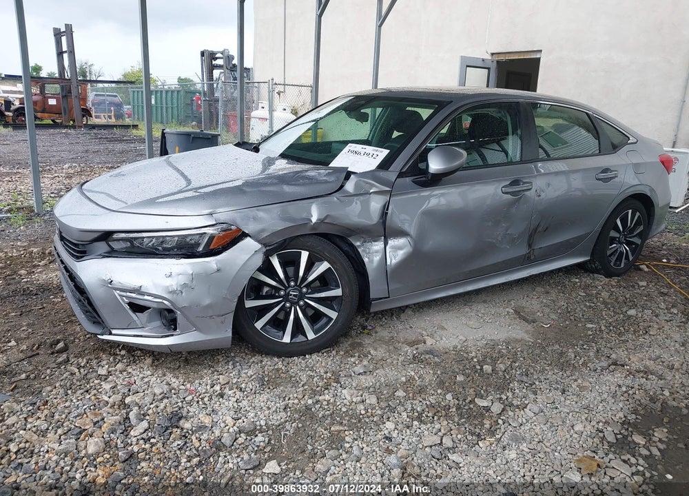 2022 HONDA CIVIC VIN: JHMFE1F7XNX004642