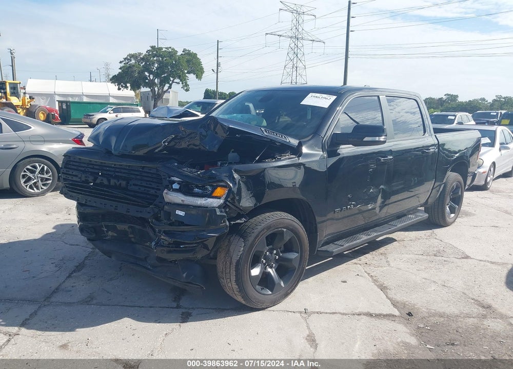 2019 RAM 1500 BIG HORN/LONE STAR 4X4 5'7 BOX VIN: 1C6RRFFG4KN903544