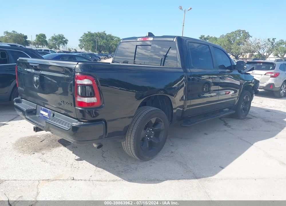 2019 RAM 1500 BIG HORN/LONE STAR 4X4 5'7 BOX VIN: 1C6RRFFG4KN903544