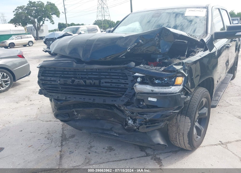 2019 RAM 1500 BIG HORN/LONE STAR 4X4 5'7 BOX VIN: 1C6RRFFG4KN903544