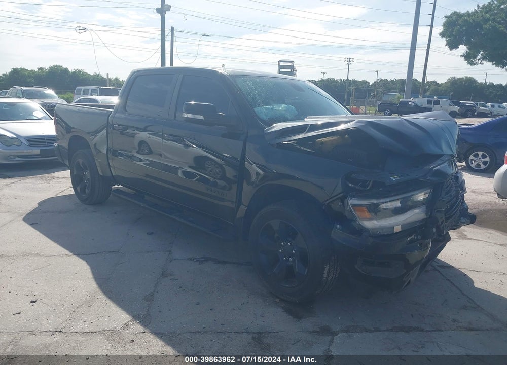 2019 RAM 1500 BIG HORN/LONE STAR 4X4 5'7 BOX VIN: 1C6RRFFG4KN903544