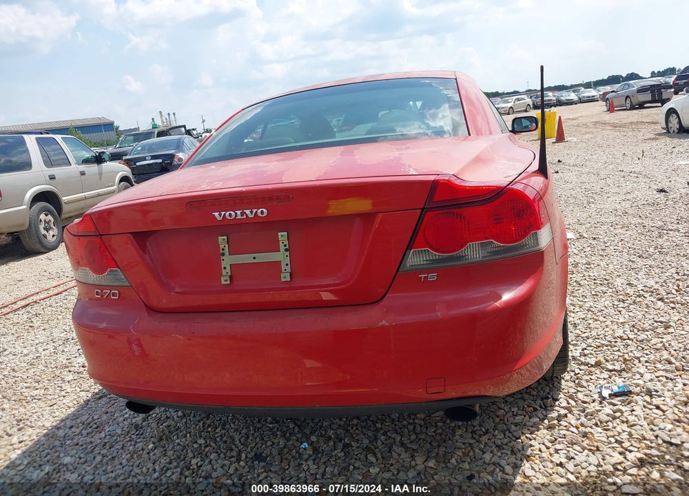 2006 VOLVO C70 T5 VIN: YV1MC68216J006064