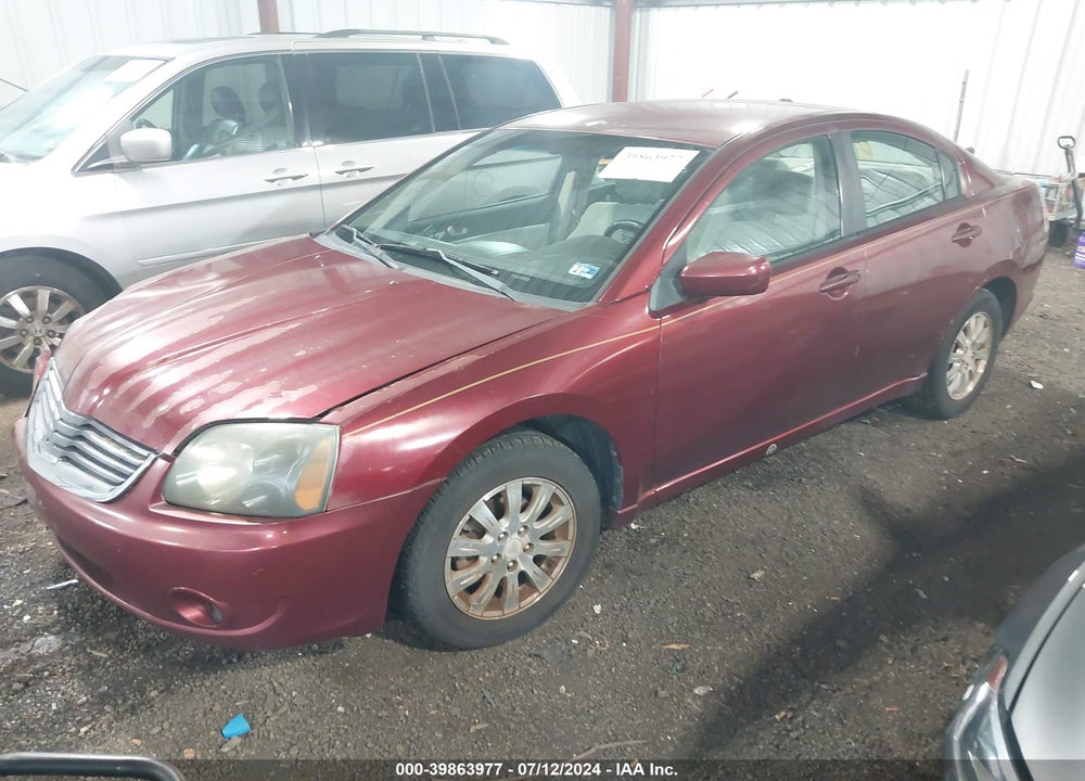 2007 MITSUBISHI GALANT ES VIN: 4A3AB56F77E082956