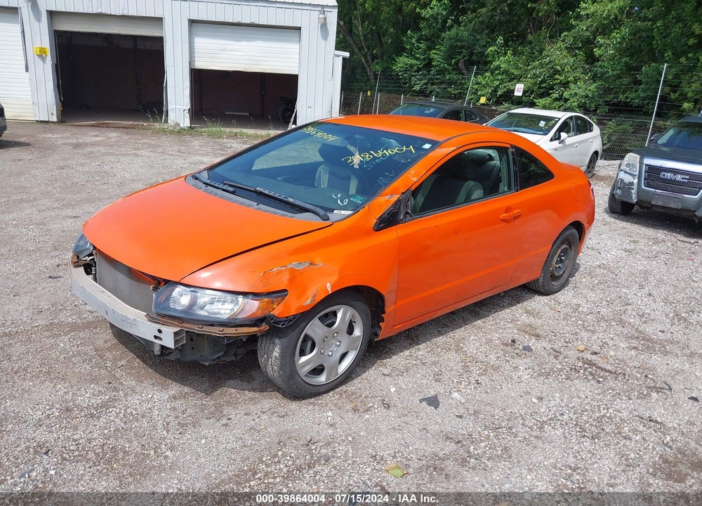 2008 HONDA CIVIC LX VIN: 2HGFG12638H544501