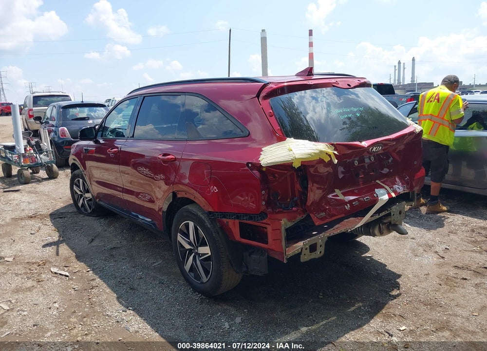 2021 KIA SORENTO S VIN: 5XYRL4LC2MG020889